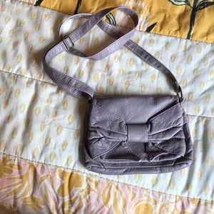 Faux leather purse